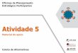 Atividade 5 - Prefeitura Municipal de São José · 2017-12-01 · Atividade 5 Matriz de Análise Estratégica Pontos FORTES ... Disponibilidade de áreas com custos da terra mais