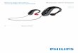 Register your product and get support at Bluetooth stereo ... · Conteúdo da embalagem 4 Compatibilidade 4 Visão geral do seu auricular estéreo Bluetooth 5 ... 6 4 Utilizar o auricular