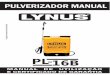 Manual Lynus Pulverizadores PL-16B 20150710 · Esquema elétrico A LYNUS/MACROTOP, ... No caso de qualquer tipo de contato com o produto, o aplicador deve imediatamente lavar a área