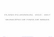 PLANO PLURIANUAL 2014 - 2017 MUNICÍPIO DE PARA DE …parademinas.mg.gov.br/wp-content/uploads/2017/06/PPA14.pdf · Dispõe sobre o Plano Plurianual para o exercício de 2014/2017
