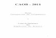 CAOB - 2011caob.com.br/novo/arquivos/nomenclaturas_generos_especies.pdf · 3 Novas Categorias de Julgamento CAOB para 2011 Introdução: Como parte da reformulação das regras de