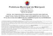 Prefeitura Municipal de Mairiporã - institutomais.org.br · A totalidade das Provas terá a seguinte duração de 3h (três horas). Por razão de segurança, o candidato poderá
