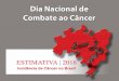 Um Problema de Saúde Pública - oncoguia.org.br · Sistema de Informação sobre Mortalidade - SIM Registros Hospitalares de Câncer Componentes da Vigilância de Câncer. Registro