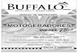 MOTOGERADORES DIESEL MODELO PLUS 0816 - buffalo.com.br · Obrigado por adquirir um produto da marca BUFFALO®. ... 5.0 Características Técnicas 16 6.0 Termo de Garantia 18 7.0 Entrega
