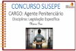 Apresentação do PowerPoint · Tratamento do Preso no Brasil. Regimento Disciplinar Penitenciário/RS - RDP (Decreto 46.534 de 4/8/2009, com as alterações do Decreto 47.594, de