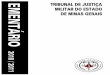 TRIBUNAL DE JUSTIÇA MILITAR DO ESTADO DE MINAS …¡rio 2010... · EMENTÁRIO DE JURISPRUDÊNCIA - 2010/2011 3 APRESENTAÇÃO O Tribunal de Justiça Militar de Minas Gerais publica,