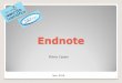 Endnote - escritacientifica.sc.usp.br · 88 Instruções para eliminação das macros do EndNote Basic e alteração das referências importadas para o Microsoft Word As citações