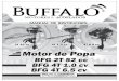 MANUAL RABETAS VERTICAIS - buffalo.com.br · Este manual de operação contém informações de como operar o seu motor de popa BUFFALO a gasolina. Opere o motor sempre seguindo as