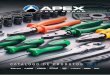CATÁLOGO DE PRODUTOS 2017 - Apex Tool Group Phillips de Bater Série T ASME B107.600 MEDIDAS: CARACTERÍSTICAS E DESTAQUES: • Cabo em duplo material (PP e TPR): maior conforto