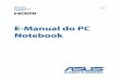 E-Manual do PC Notebook - dlsvr04.asus.com · Uso do teclado ... profundidade de curso confortável para digitar. Ele também permite que você use as teclas de função, permite