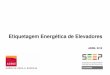 Etiquetagem Energética de Elevadores - classemais.pt Elevadores... · • Os elevadores em Portugal • O Sistema de Etiquetagem Energética de Produtos (SEEP) • A etiquetagem