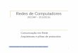Redes de Computadores - dei.isep.ipp.ptasc/doc/RCOMP/2015-2016/T2.pdf · 1 Comunicação em Rede Arquiteturas e pilhas de protocolos Instituto Superior de Engenharia do Porto –