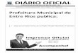 DIÁRIO OFICIAL · PREFEITURA MUNICIPAL DE ENTRE RIOS - BA ... do valor inicial atualizado da ... estatuto ou contrato social em vigor 