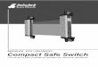 MANUAL DO USUÁRIO Compact Safe Switch191.13.234.92/SEG/Alguim/Arquivos/Prensas-PPRPS/manual de cortina... · Cortina de luz para proteção do operador em máquinas operatrizes