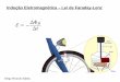 Indução Eletromagnética – Lei de Faraday-Lenz · Indução Eletromagnética – Lei de Faraday-Lenz Diego Ricardo Sabka Lei de Lenz A corrente induzida pela Lei de Faraday-Lenz