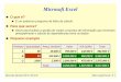 Microsoft Excelricroc/aulas/0304/iacta/pdf/...Listas personalizadas (Seg–Sex e 8:00–18:00) Copiar e colar (professores) Ricardo Rocha DCC-FCUP Microsoft Excel: # 13 Fórmulas I