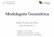 Modelagem Geométrica - UDESC · Modelagem Geométrica André Tavares da Silva ... • Malhas de polígonos são coleções de polígonos (ou faces) que, juntos, formam a “pele”