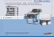 Instruções de serviço - kraenzle.com... Disjuntor do motor ... Utilização como lavadora de AP a água quente .....20 Geração de vapor 