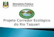 Projeto Corredor Ecológico do Rio Taquari - mprs.mp.br · ao Comitê de Gerenciamento da Bacia Hidrográfica 
