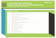 Listagem de artigos pubLicados na tecnoHospitaL · implementaÇÃo do plano de adaptaÇÃo ambiental das Águas residuais dos hospitais do serviÇo nacional de saÚde Nemésio Sanches,