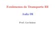 Fenômenos de Transporte III Aula 08 - sistemas.eel.usp.brsistemas.eel.usp.br/docentes/arquivos/5840921/126/FTIIIAULA8.pdf · Considerando que o processo de transferência de massa