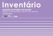 Inventário - inea.rj.gov.bredisp/inea0127421.pdf · Anexo 3 – Funções horárias de tráfego, por classes de vias e zonas administrativas do município do Rio de Janeiro ... Tabela
