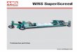 WRS SuperScreed - Multiquip Inc. · Substituição de placas, ... pneumáticas ajustáveis em altura ... n Sistema de transmissão hidráulico para um funcionamento fiável, 