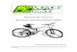Manual do Usuário Bicicleta elétrica VERDE BIKE do usuário Obrigado por escolher a VERDE BIKE. Saiba que a durabilidade e o desempenho de sua Bicicleta elétrica vão depender da