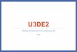 Unidade de Desenvolvimento Empresarial, SA 2017 · APRESENTAÇÃO •A U3DE2 –Unidade de Desenvolvimento Empresarial, SA é uma empresa de prestação de serviços a outras empresas