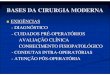 BASES DA CIRURGIA MODERNA · 2016-12-21 · perda de h + pelo trato digestivo ... sonda vesical - manter sistema fechado de coleta - retirar em 24 hs ... evitar complicaÇÕes aliviar