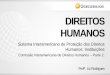 Sistema Interamericano de Proteção dos Direitos Humanos ... · Comissão Interamericana de Direitos Humanos - Requisitos: esgotamento dos recursos internos, prazo de seis meses