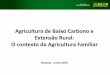 Agricultura de Baixo Carbono e Extensão Rural: O contexto ... · O contexto da Agricultura Familiar . Brasília, ... ESTRUTURA FUNDIÁRIA BRASILEIRA . ... CARACTERÍSTICAS OBSERVADAS