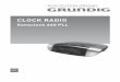 CLOCK RADIO - produktinfo.conrad.com · »RESET« na parte de baixo do apa-relho, por exemplo com um clip. Nota: 7 Se pretender apagar as regu-lações memorizadas, retire a ficha