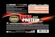 totalBAR protein filetotal protein HIGH PROTEIN BAR -15 G 15 g protein Informação nutricional Información nutricional Por 100 g Por barra/ barrita (46g) Valorenergético 390Kcal/1641KJ