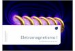 Prof. Daniel Orquiza de Carvalho Eletromagnetismo I · Eletromagnetismo I - Eletrostática • Força sobre uma carga em movimento. • Força sobre um elemento diferencial de corrente