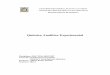 Química Analítica Experimental - Graduação · PDF fileDEPARTAMENTO DE QUÍMICA Química Analítica Experimental Disciplinas: QMC 5326, QMC5307 Curso de: Graduação em Farmácia