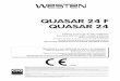 QUASAR 24 F QUASAR 24 - szatmari.hu · QUASAR 24 F WESTEN, entre as empresas líder na Europa na produção de aparelhos térmicos e sanitários para o uso doméstico (caldeiras murais