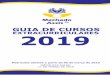 GUIA DE CURSOS · Matrículas abertas a partir de 06 de março de 2019 INÍCIO DAS AULAS: 11 DE MARÇO DE 2019 GUIA DE CURSOS EXTRACURRICULARES 2019
