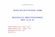 APLICATIVOS GM BOSCH MOTRONIC M1.5.4 P · 2012-06-14 · FALHAS. 1 - Localização d o conector de diagnostico ALDL. 2 - Interligue com um fio ou chave os conectores conforme gravura