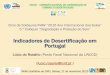 Indicadores de Desertificação em Portugal · INIAV (Auditório do CAP), Oeiras, 17 de novembro 2015 . 1 . ... S1/2/3 - Promoção das condições de vida das populações potencialmente
