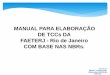 MANUAL PARA ELABORAÇÃO DE TCCs DA FAETERJ - Rio de …14724/2011: Trabalhos acadêmicos. Trabalho de Conclusão de Curso apresentado como requisito parcial para obtenção de graduação