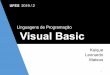 Visual Basic Mateus Leonardo Kaiquevitorsouza/wp-content/uploads/teaching-lp-20192... · Visual Basic .NET 2003 foi lançada com o .NET Framework 1.1. 2005 (VB 8.0) Depois do Visual