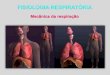 Fisiologia Respiratória Mecânica da respiração¢nica-Respiratória2.pdf · GRADIENTE DE PRESSÃO TRANSMURAL . O processo cíclico de respiração envolve trabalho mecânico por