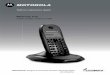 Motorola C12 - Telcomdisde la red eléctrica y de la roseta de teléfono, para que el cable llegue sin problemas. La toma de corriente debe estar instalada cerca del dispositivo, 