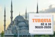 Turquia - 2020 · A Turquia é o 6º país mais visitado do mundo. Cerca de 39 milhões de turistas visitam o país anualmente. Istambul é a principal cidade do país e a única