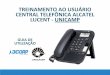 TREINAMENTO AO USUÁRIO CENTRAL TELEFÔNICA ALCATEL … · A seguir, apresentaremos a descrição dos aparelhos telefônicos VOIP, as facilidades e seus respectivos códigos para
