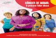 CÂNCER DE MAMA · 2018-05-04 · História familiar de câncer de mama e ovário, principalmente em parentes de primeiro grau antes dos 50 anos Alteração genética A mulher que