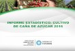 INFORME ESTADÍSTICO: CULTIVO DE CAÑA DE AZÚCAR 2016sep.tucuman.gob.ar/.../download/cultivo-de-cana-de-azucar.pdf · INFORME ESTADÍSTICO: CULTIVO DE CAÑA DE AZÚCAR 2016 El cultivo
