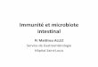 Immunité et microbiote intestinal...2018/10/12  · Seksik et al. 2003 Vanhoutte et al. 2004 The faecal microbiota of adults is specific of individuals 14 healthyadults 90 95 100