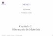 Capítulo 2: Hierarquia de Memóriacortes/mo401/slides/ch2_v3.pdf · column addresses at whatever the width of the DRAM is (typically 4, 8, or 16 bits in DDR3) or by specifying a